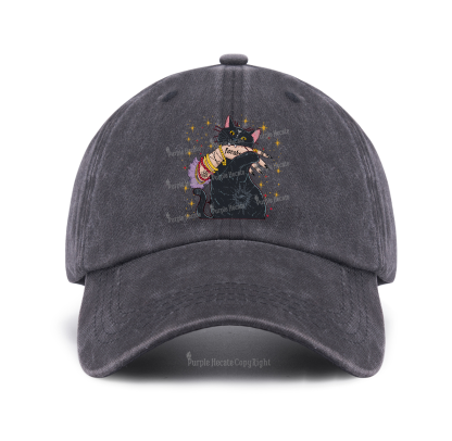 Purplehecate Feral Cat Baseball Cap