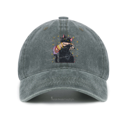 Purplehecate Feral Cat Baseball Cap