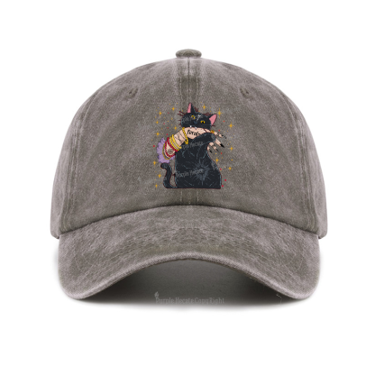 Purplehecate Feral Cat Baseball Cap