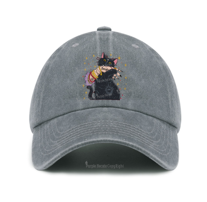 Purplehecate Feral Cat Baseball Cap