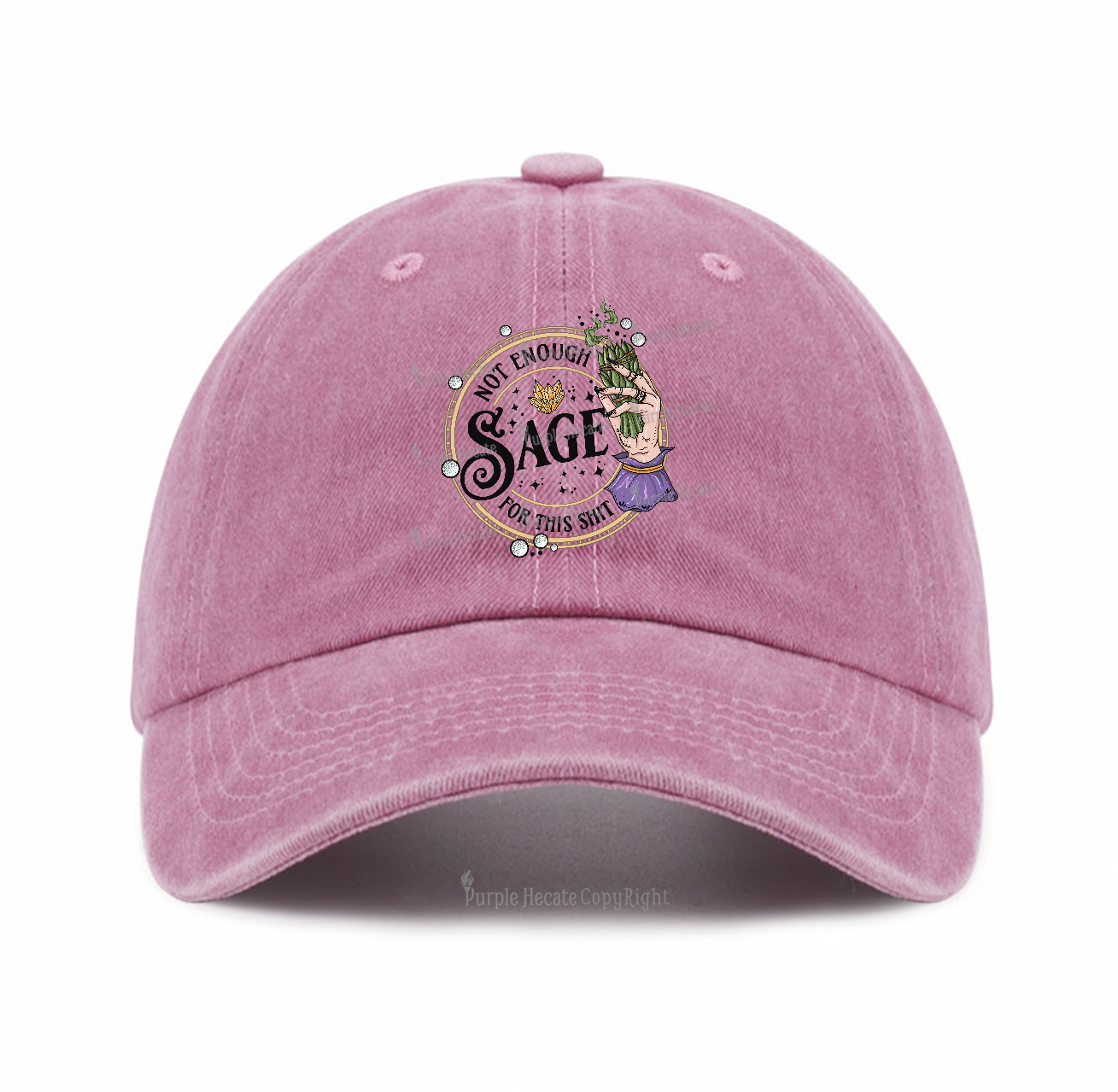 Purplehecate Not Enough Smudge for This Shit Baseball Cap