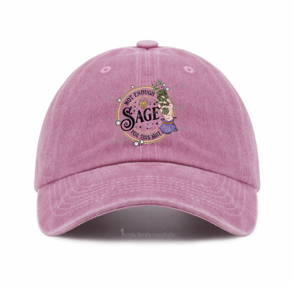 Purplehecate Not Enough Smudge for This Shit Baseball Cap