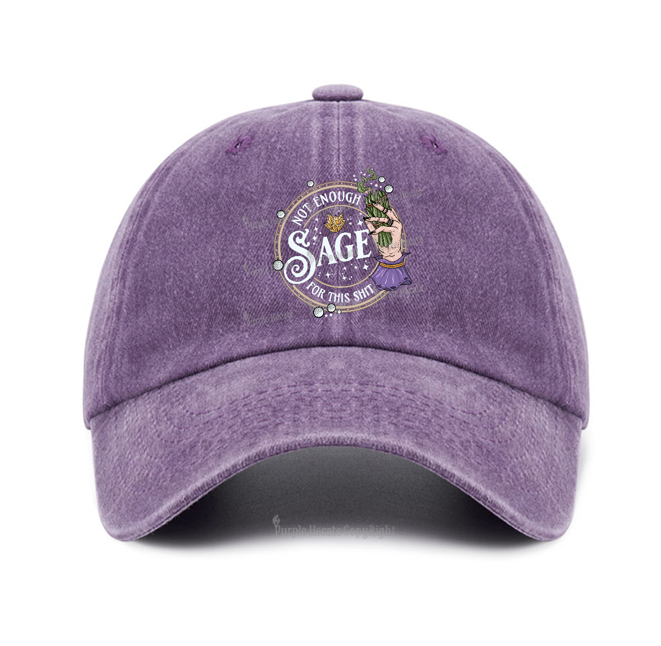 Purplehecate Not Enough Smudge for This Shit Baseball Cap