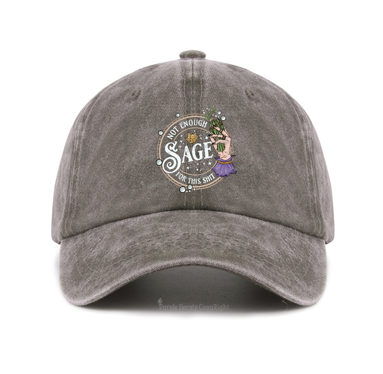 Purplehecate Not Enough Smudge for This Shit Baseball Cap