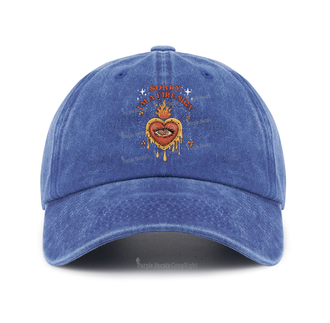 Purplehecate Sorry I'm A Fire Sign Baseball Cap