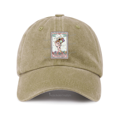 Purplehecate The Photographer Tarot Card Baseball Cap