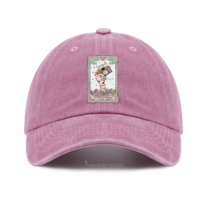 Purplehecate The Photographer Tarot Card Baseball Cap