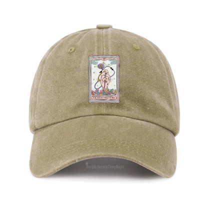 Purplehecate The Registered Nurse Tarot Card Baseball Cap