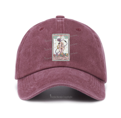 Purplehecate The Registered Nurse Tarot Card Baseball Cap