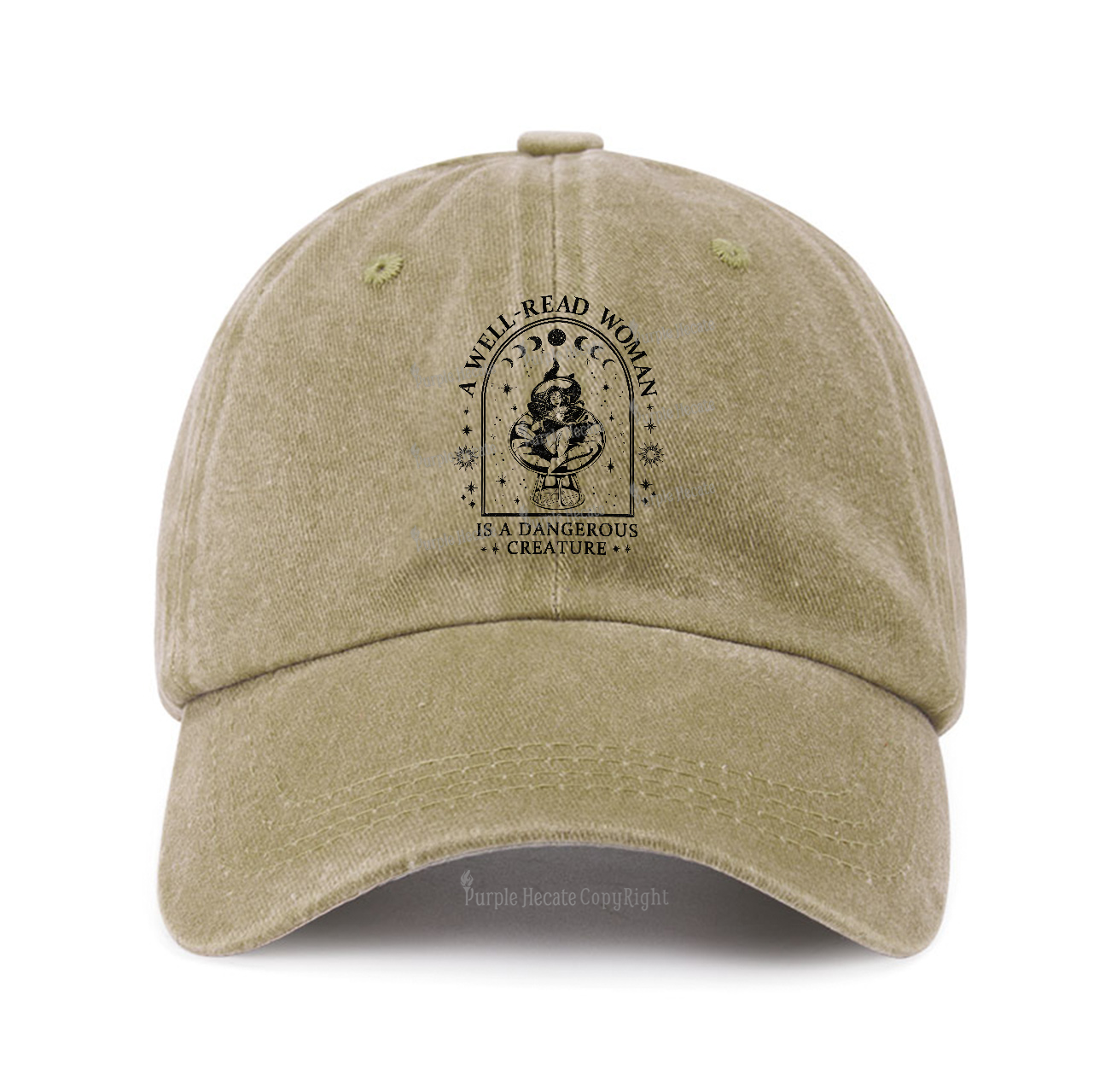 Purplehecate A Well Read Woman Bookish Baseball Cap