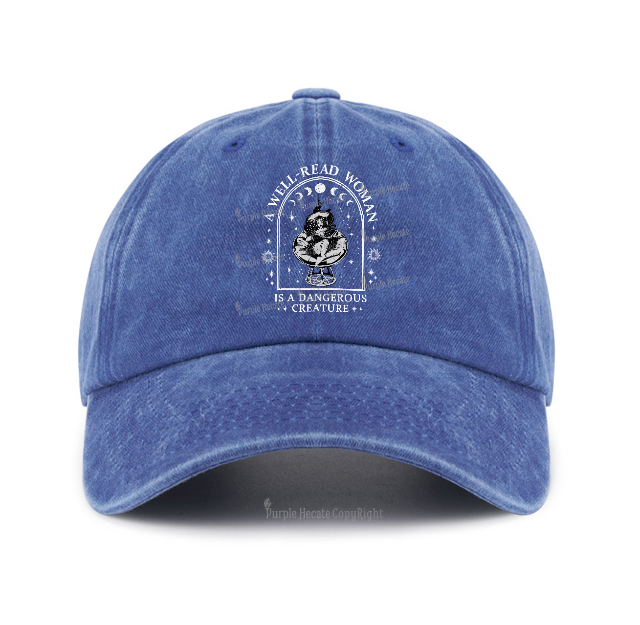 Purplehecate A Well Read Woman Bookish Baseball Cap