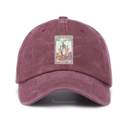 Purplehecate The Nail Artist Life Tarot Baseball Cap