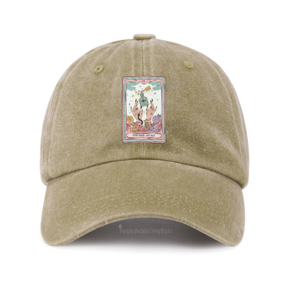 Purplehecate The Nail Artist Life Tarot Baseball Cap