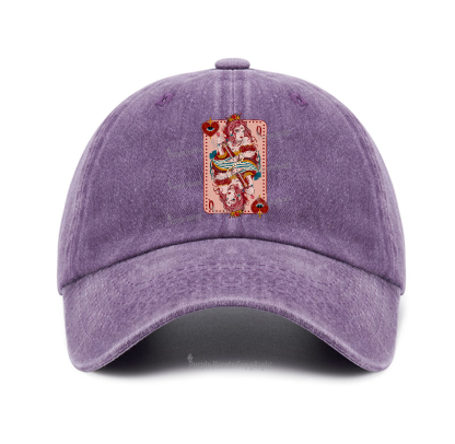 Purplehecate Queen of Hearts Baseball Cap