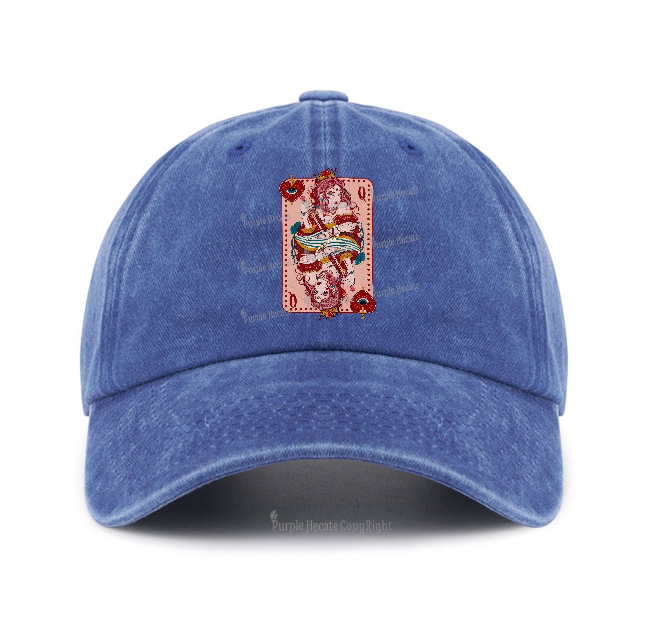 Purplehecate Queen of Hearts Baseball Cap