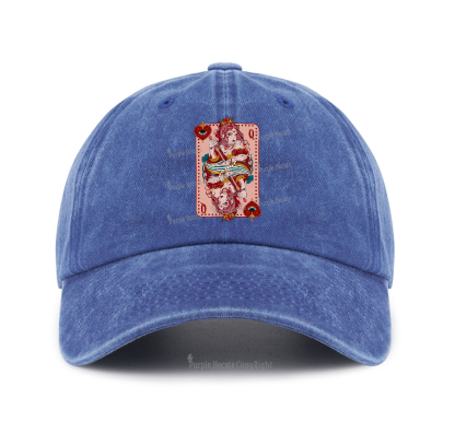 Purplehecate Queen of Hearts Baseball Cap