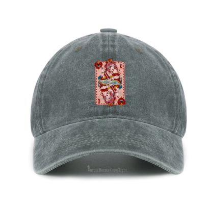 Purplehecate Queen of Hearts Baseball Cap