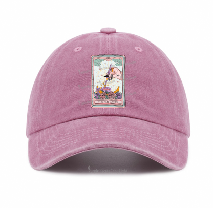 Purplehecate The Nail Artist Tarot Card Baseball Cap