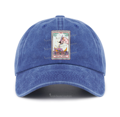 Purplehecate The Nail Artist Tarot Card Baseball Cap