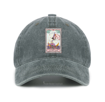 Purplehecate The Nail Artist Tarot Card Baseball Cap
