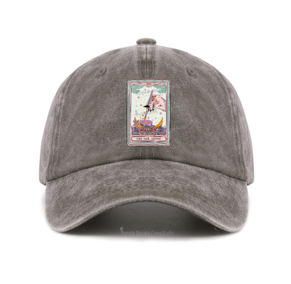 Purplehecate The Nail Artist Tarot Card Baseball Cap