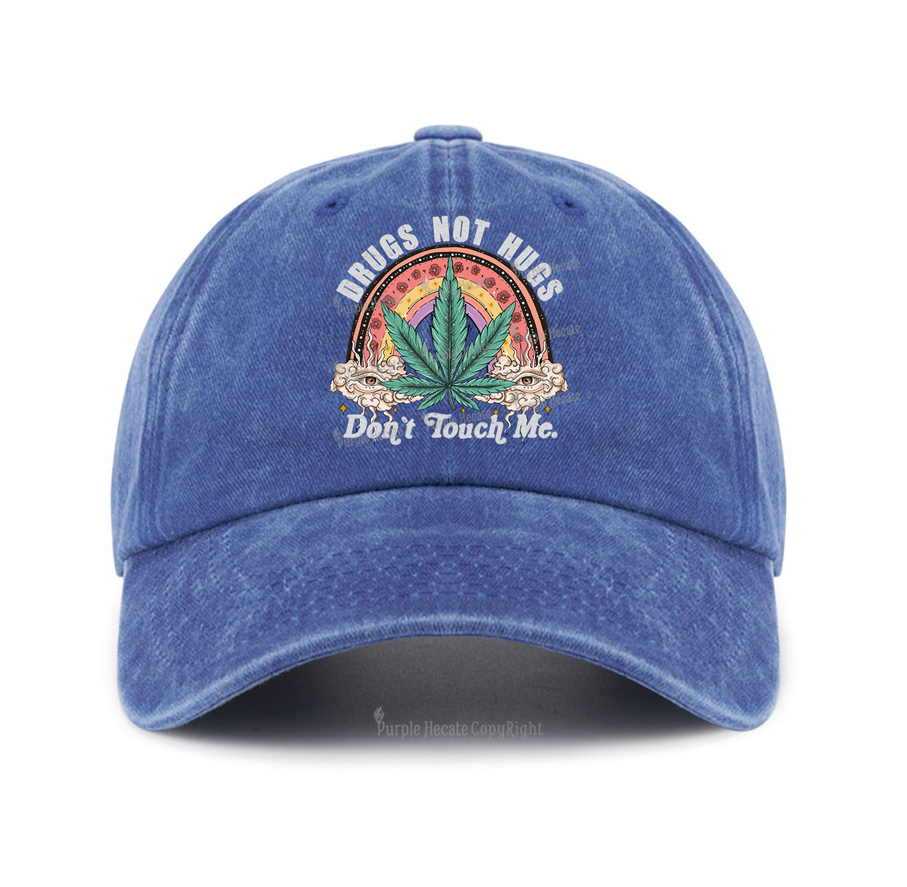 Purplehecate Drugs Not Hugs Baseball Cap