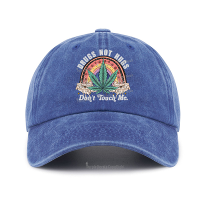 Purplehecate Drugs Not Hugs Baseball Cap