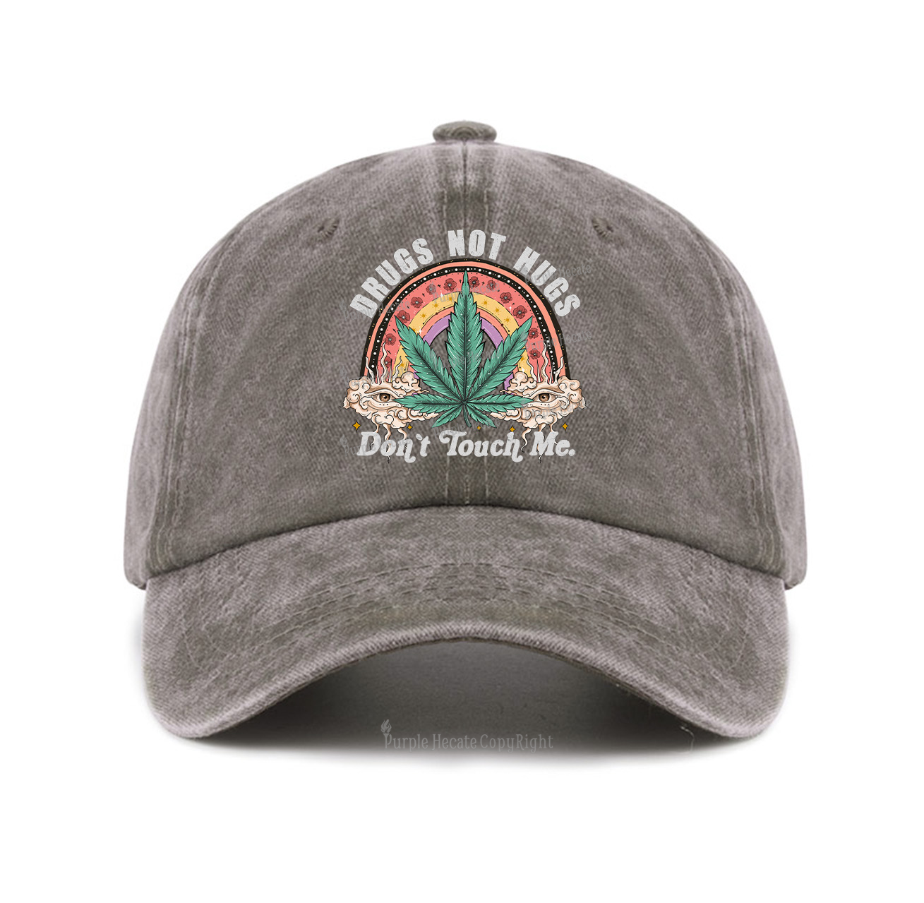 Purplehecate Drugs Not Hugs Baseball Cap