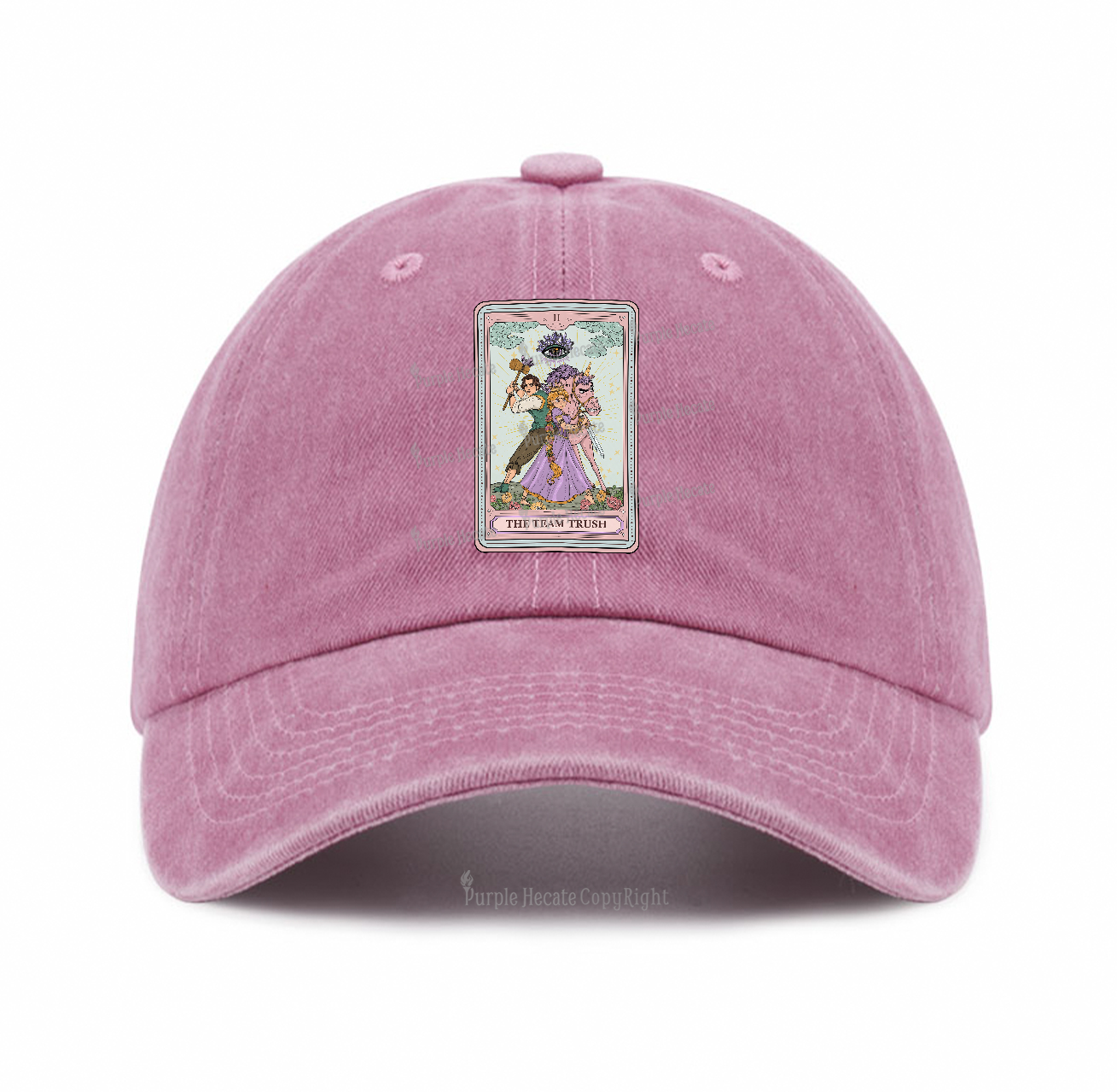 Purplehecate The Team Trush Tarot Card Baseball Cap
