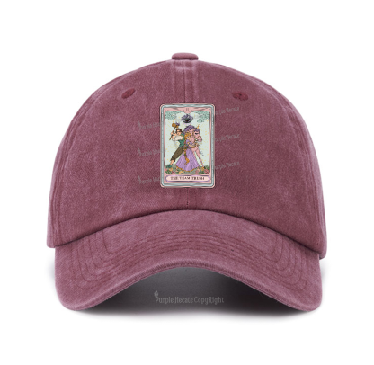 Purplehecate The Team Trush Tarot Card Baseball Cap