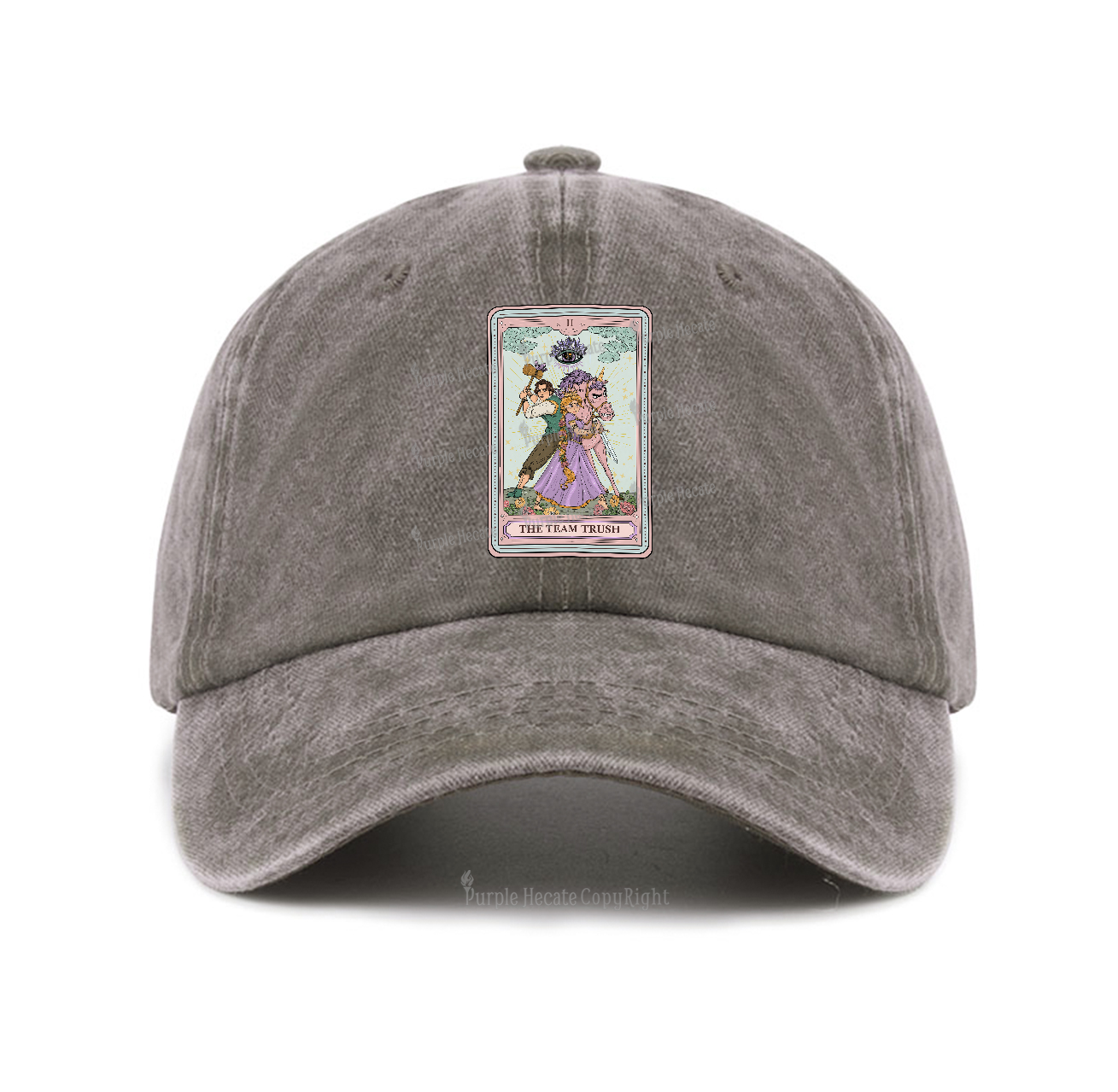 Purplehecate The Team Trush Tarot Card Baseball Cap