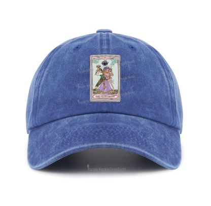 Purplehecate The Team Trush Tarot Card Baseball Cap