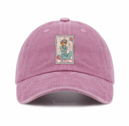 Purplehecate The Nurse Tarot Baseball Cap