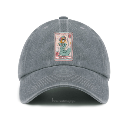 Purplehecate The Nurse Tarot Baseball Cap