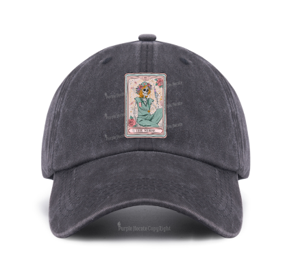 Purplehecate The Nurse Tarot Baseball Cap