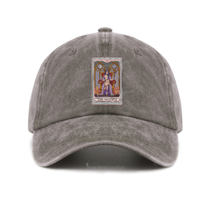 Purplehecate The Mother Tarot Card Baseball Cap