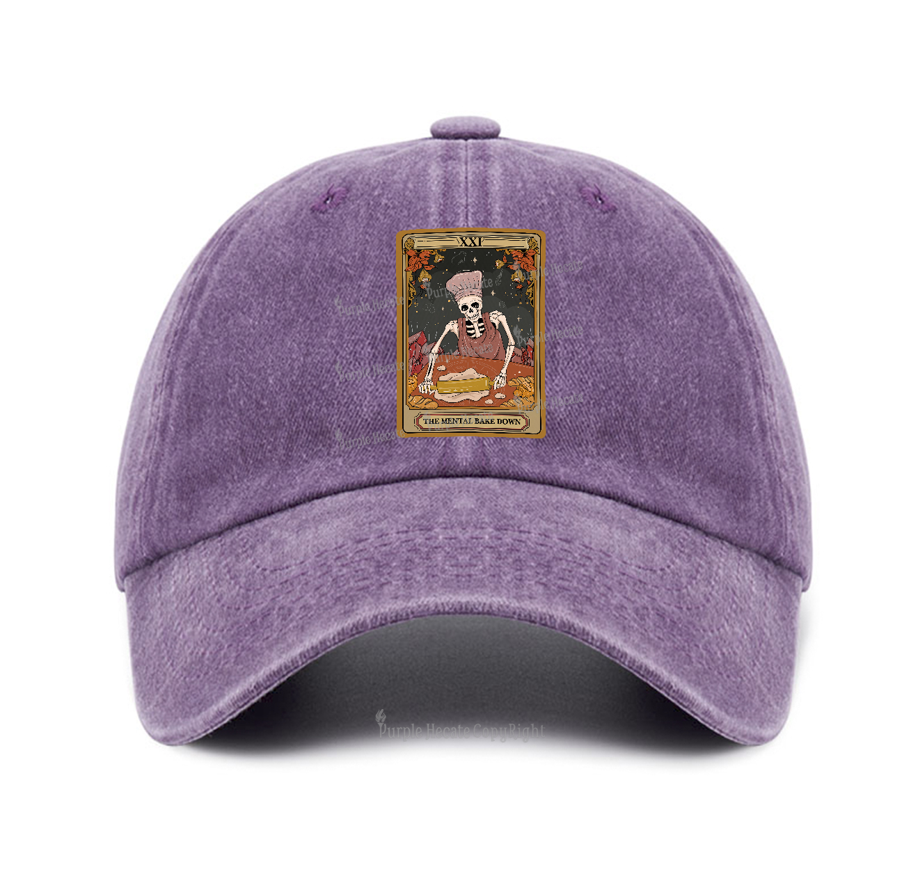 Purplehecate The Mental Bake Down Tarot Baseball Cap