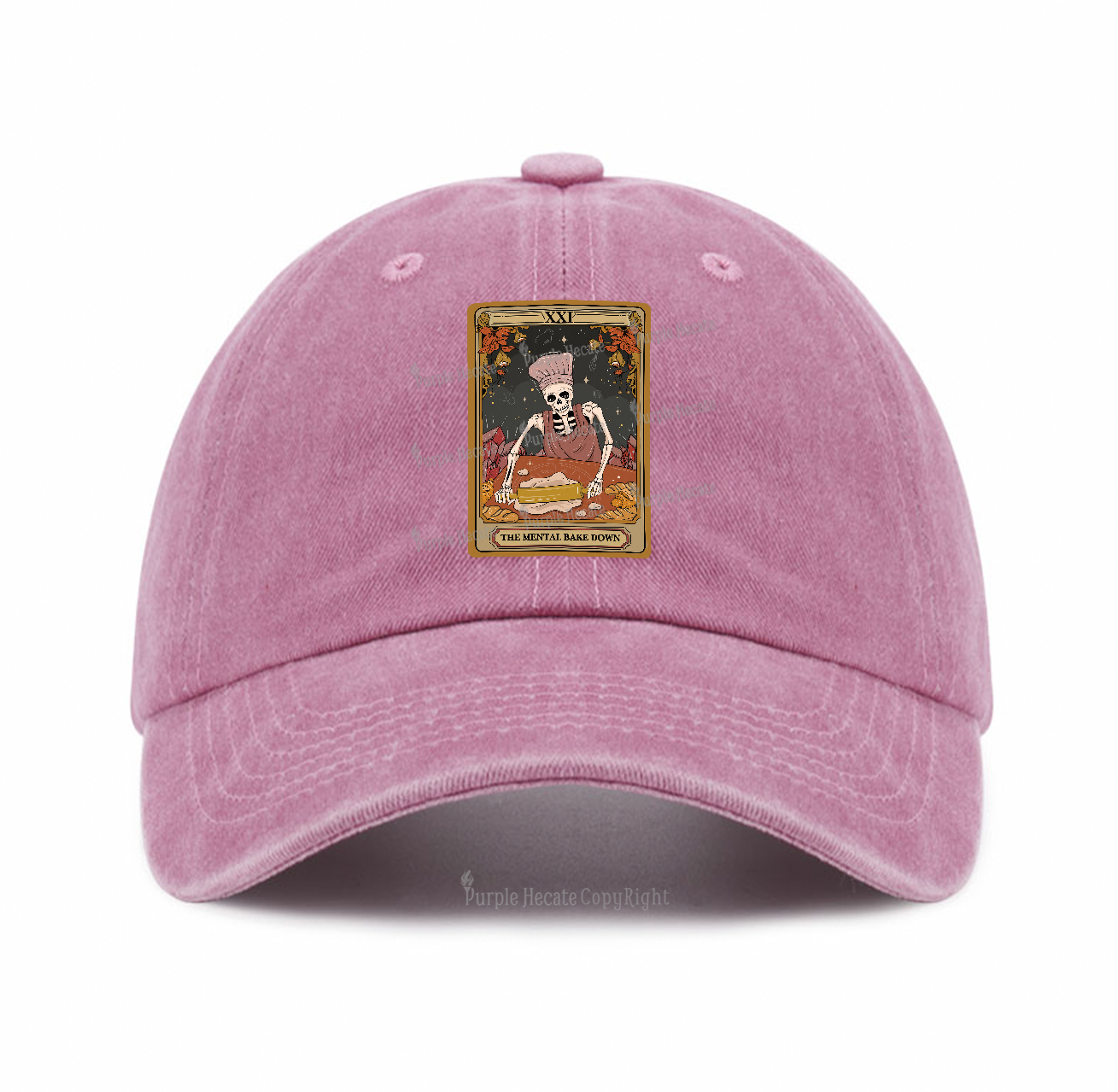 Purplehecate The Mental Bake Down Tarot Baseball Cap