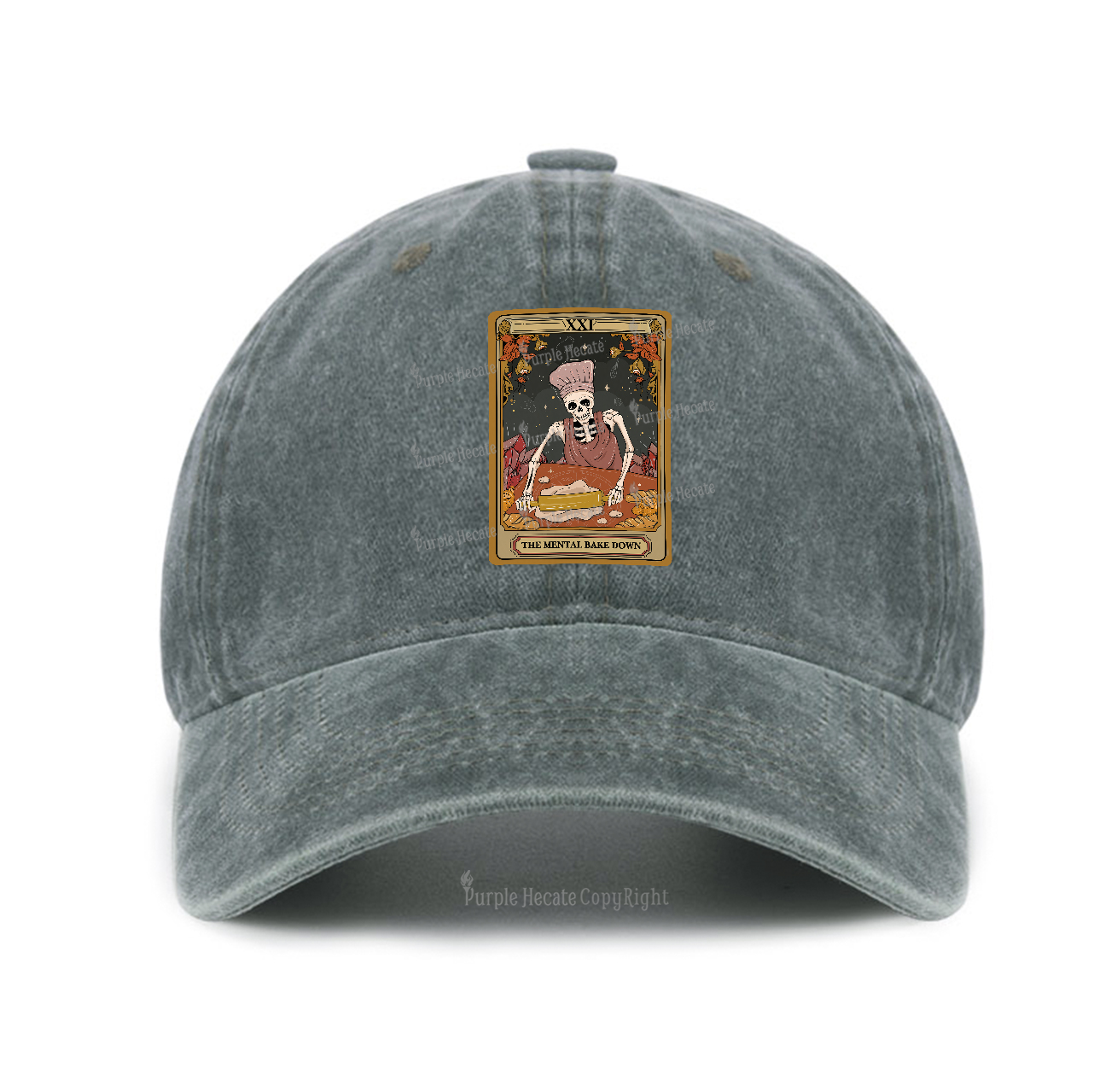Purplehecate The Mental Bake Down Tarot Baseball Cap