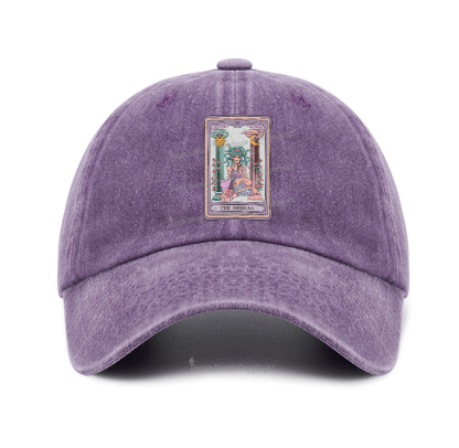 Purplehecate The Fashionable Medusa Tarot Card Baseball Cap