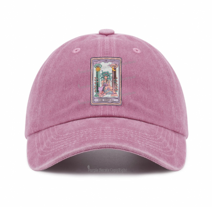 Purplehecate The Fashionable Medusa Tarot Card Baseball Cap