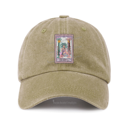 Purplehecate The Fashionable Medusa Tarot Card Baseball Cap