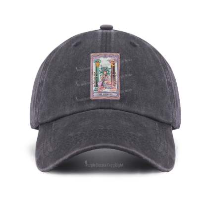 Purplehecate The Fashionable Medusa Tarot Card Baseball Cap