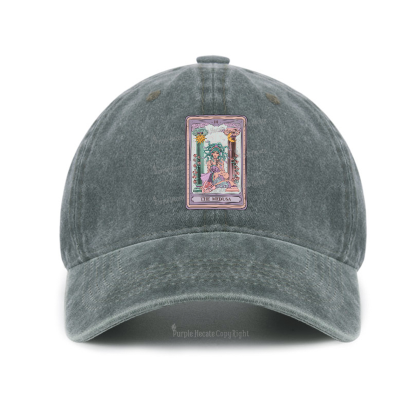 Purplehecate The Fashionable Medusa Tarot Card Baseball Cap