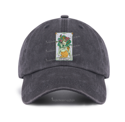 Purplehecate The Fashionable Medusa Tarot Card Baseball Cap