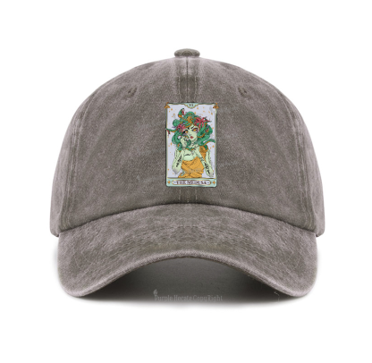 Purplehecate The Fashionable Medusa Tarot Card Baseball Cap