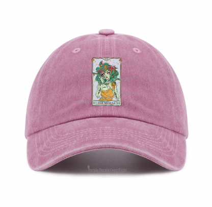 Purplehecate The Fashionable Medusa Tarot Card Baseball Cap