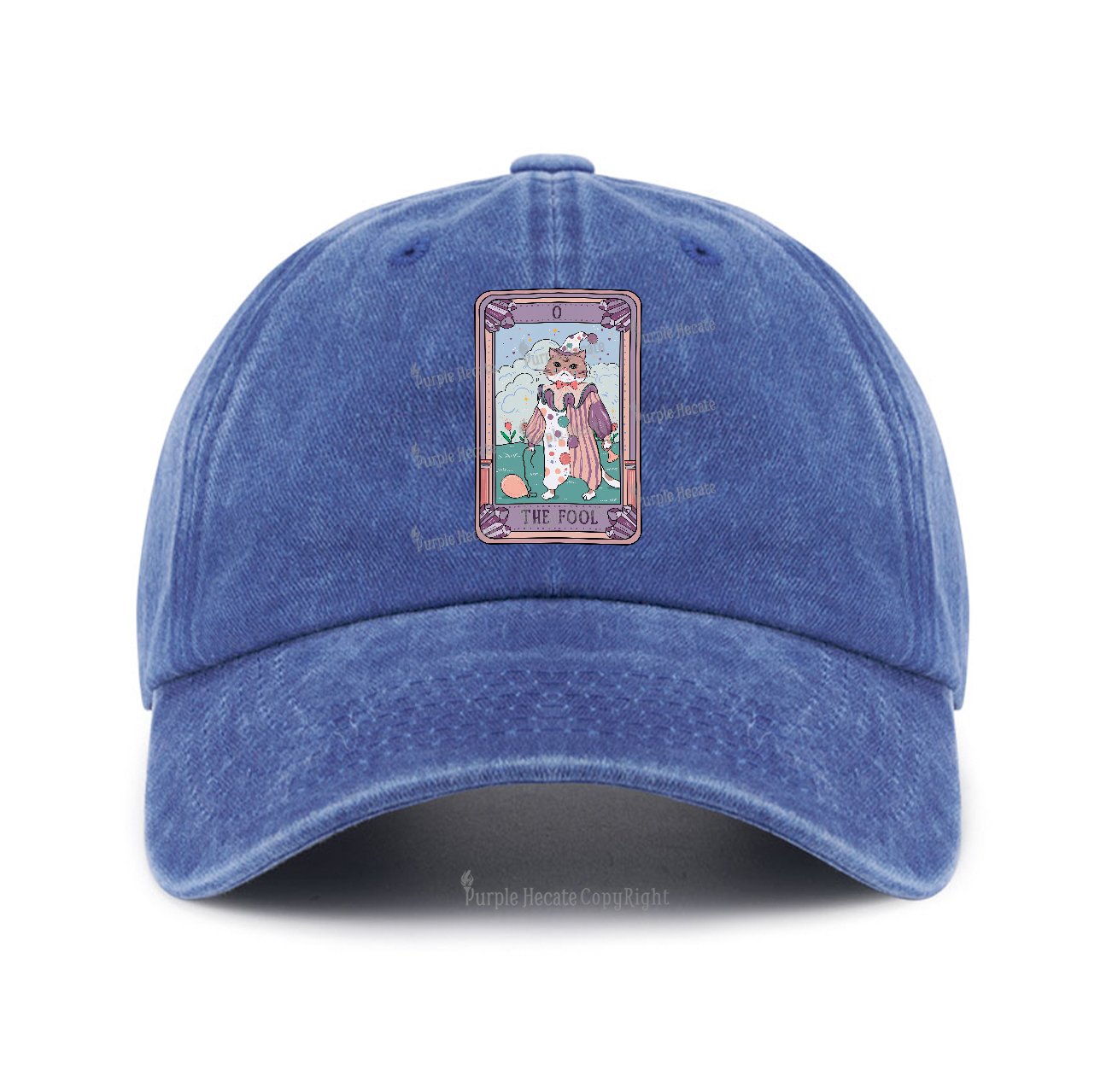 Purplehecate The Fool Tarot Card Baseball Cap