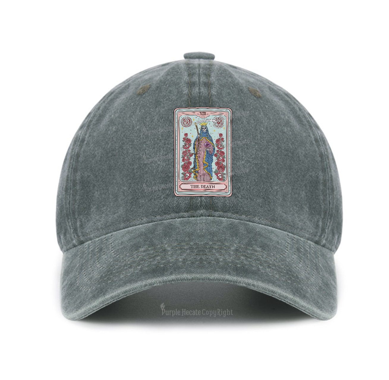 Purplehecate The Death Tarot Baseball Cap