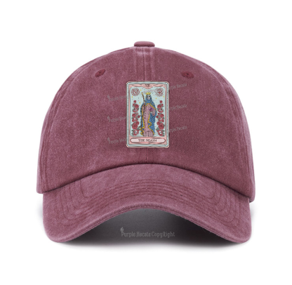 Purplehecate The Death Tarot Baseball Cap